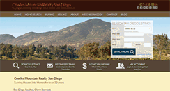 Desktop Screenshot of cowlesmountainrealty.com